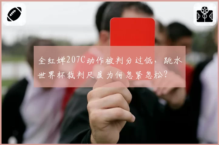 全红婵207C动作被判分过低,跳水世界杯裁判尺度为何忽紧忽松?